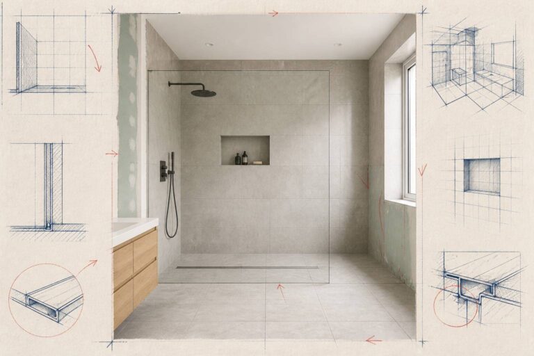 Douche italienne : contraintes techniques et coût réel