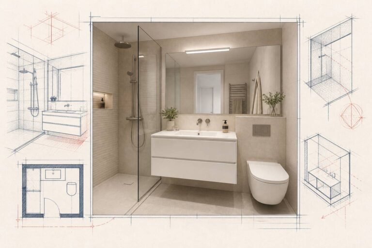 Petite salle de bain de 4 m² : aménagements qui fonctionnent
