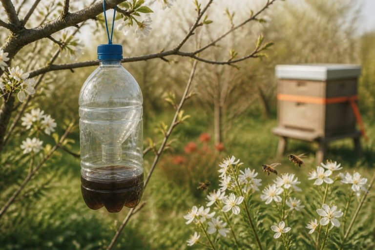 En avril, adoptez cette astuce d’apiculteur pour poser vos pièges à frelons sans mettre en danger les abeilles
