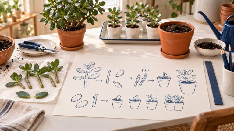 Arbre de jade : les techniques indispensables pour bouturer et créer votre propre mini-forêt