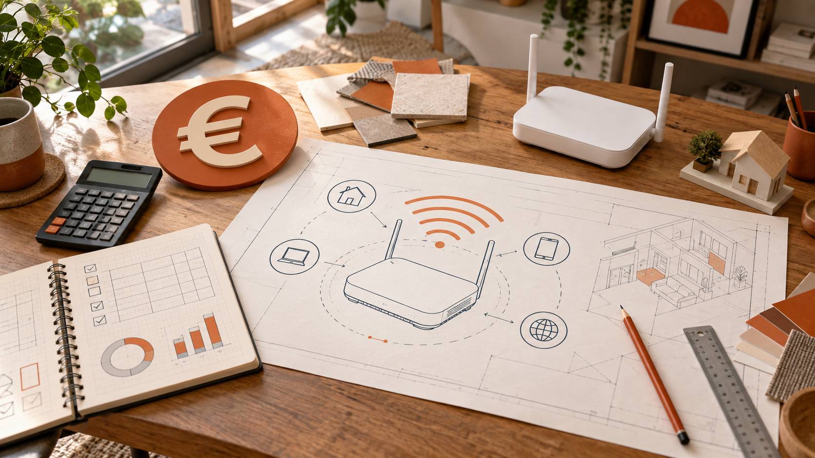 Illustration éditoriale du sujet : Box 4G Home d'Orange : tarifs, fonctionnalités et modalités détaillées