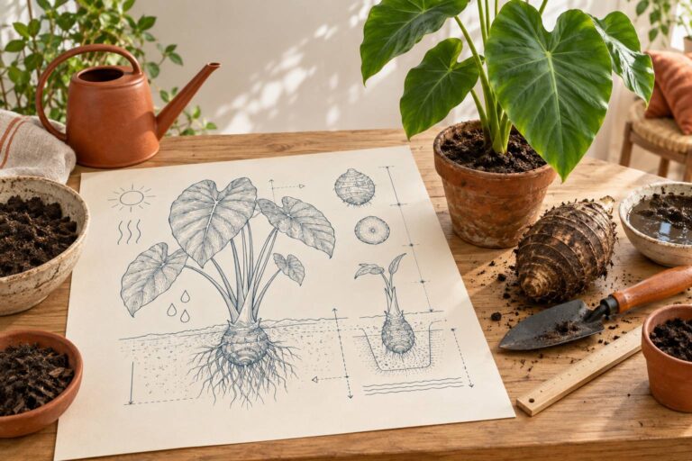 Guide complet pour réussir la plantation et la culture du taro